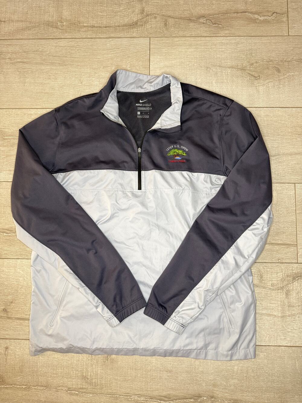 Nike Golf Shield 121st U.S. Open Torrey Pines 1/2 Zip Jacket Medium